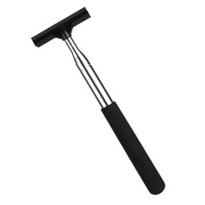 JOEKI 伸縮後視鏡雨刷，汽車後視鏡清潔刮水器，橡膠刮條，防滑握柄，雨天安全必備, 1個