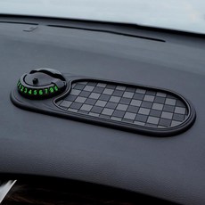 토르반 미끄럼방지 핸드폰거치 차량논슬립패드, 블랙+그레이, 1개