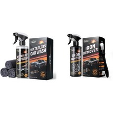 물 없이 세척하고 철분을 제거하는 세차 및 디테일링용 철분 먼지 제거제 브레이크 분진 녹을 빠르게 제거하고 휠을 깨끗하게 해주는 클리너 모든 차량 도장면과 휠에 안전합니다.