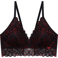 게스언더웨어 홀리데이 블랙레이스 하트브라렛 GCWBRB17BK 849964