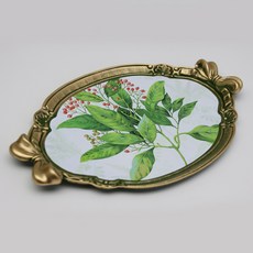 ELMORO復古草本蝴蝶結托盤 2件組