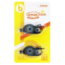 바르네 노크식 풀테이프 리필 BGT-2088R 8.4mmx8M, 단품, 상세 설명 참조