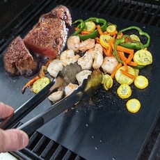 바베큐 그릴 매트 캠핑 야외 불멍깔판 주물숯 구이 화로대, 1개