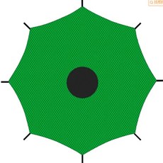 야외 뒷마당 놀이터용 트램펄린 6 커버 쉐이드 차단 10 8 지붕 액세서리 햇빛 피트, 그린썬캡 6인치 6타