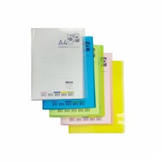 희망사무포인트 내추럴 크리어 화일 5P 내지 고정형, 흰색, 10개