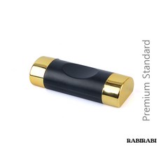 BIGHAPPY 심플 디자인 블랙 골드 투톤 수저 젓가락 받침대 1개, 실버