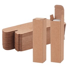 50개 립스틱 립밤 선물 포장 미니 박스 14.5x4x0.15cm, 페루색