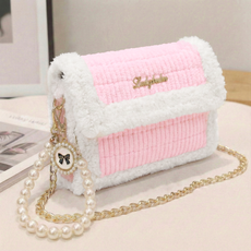 [영상제공] 샤샤벨 네트 공예 레터링키링백 가방 만들기 diy 재료 세트, 핑크, 1개