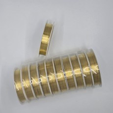 유유성안 공예용와이어 골드 색상, 골드 0.4mm, 1개