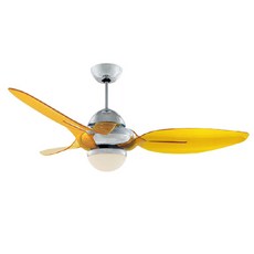 VENTO芬朵精品吊扇 三葉草系列 CLOVER 54吋遙控型 高雄市到府安裝, 無燈款 透紅