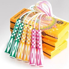 김수열 유아명품 롱키명품 줄넘기 240cm 조절형 k-115 jme*4477nB, 노랑