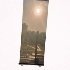 차량용품 주방 창문 햇빛가리개 흡착 롤블라인드 암막 스크린 쓱템