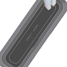 빨아쓰는 규조토 발매트, 1개, 스위트홈그레이40*120