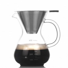 400ml 드립커피서버 핸드드립서버 원두커피도구