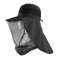 방충모자 예초작업 밭일 양봉 벌레방지 모기 등산모자, 네이비