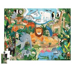 50피스 플랫 하우스 퍼즐/동물원, Zoo