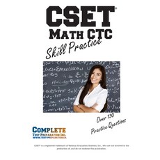 (영문도서)CSET (R) Math CTC Skill Practice: Practice Test Questions for CSET(R) Mathematic... Paperback, Complete Test Preparation Inc., English, 9781772454758