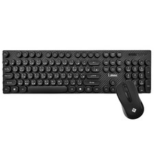 i.shock 翔龍國際 一鍵天下 USB有線鍵盤滑鼠組 中文鍵盤 3段DPI 防潑水, 黑色