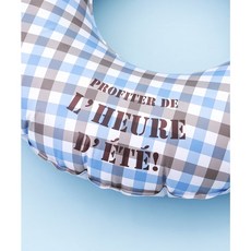 奈島選物 日系游泳圈 兒童泳圈 親膚泳圈 海邊泳圈 小孩救生圈, 1個, 點點配格子