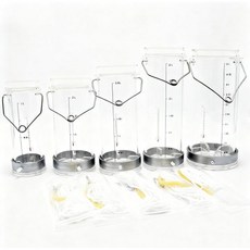수질 샘플 수집 환경 모니터링을 위한 플라스틱 실험실 샘플러 진자 비커가 장착된 워터 샘플러 샘플링 다이퍼 시스템 1L