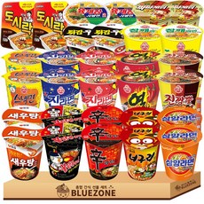 컵라면 세트 육개장2 신라면2 짜범2 튀김우동2 새우탕2 너구리2 진매2 진순2 진짬뽕2 스낵면2 참깨라면2 열라면2 불닭볶음면2 도시락2 삼양2 라면스틱2, 30개