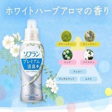 日本進口 獅王 LION 除臭衣物柔軟精 護衣精 550ml, 1個