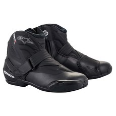 Alpinestars SMX-1 R V2 부츠 (블랙/레드 숫자_14), 14, Black