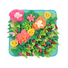 寵物嗅聞墊 50*50cm, 綠色, 1個