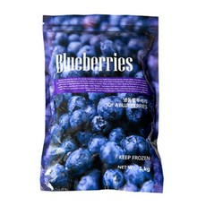 냉동블루베리 1kg (아이스박스 포함) 블루베리아이스크림 블루베리 요거트 하나베이킹푸드, 1개