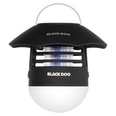 BLACKDOG 파이어플라이 야외 모기 퇴치 겸용 3단 조절 캠핑 랜턴 CBD2550ZM032, 1개, 블랙