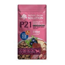 Holistic Recipe P21 雞肉配方 凍乾內餡 全齡犬配方 2 Billion CFU益生菌, 9.5LB (4.31kg), 1, 雞肉