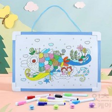 firstok 미니화이트보드 보드마카세트 자석화이트보드, 핑크