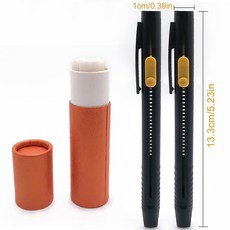 無品牌 服裝裁縫劃粉筆 高溫消失劃粉片 隱形劃粉 伸縮替換蠟質筆芯, 1個, 可伸縮款 2支筆桿+20支筆芯