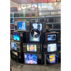 레트로티비 TV 14인치 화면 카메라, 14인치 개조 액정U플래시, 1개, 14인치 개조 USB 드라이브 포함