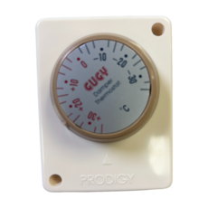 [現貨供應] 小神童溫度開關&外盒 機械式旋鈕溫度控制器(正負30度), 白色, 1個