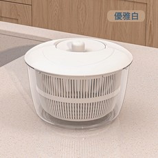 家用多功能蔬菜脫水器手動旋轉甩幹機家用瀝水籃果蔬脫水洗菜籃, 1個, 如圖