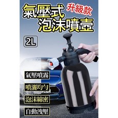 氣壓式泡沫噴壺, 1個, 透明、灰色