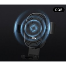 알로코리아 차량용 무선충전거치대, 블랙, cc110w