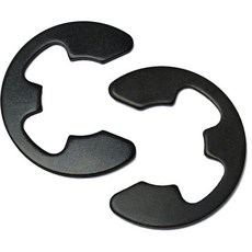 M12 스테인리스 스틸 외부 클립스 링 E클립 고정축 스냅 12mm 고정장치 고정 서클립 80개, M15, 탄소강