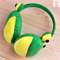 스키장패션 포근한 연말파티인싸템 왕눈이 개구리 캐릭터 방한 귀마개