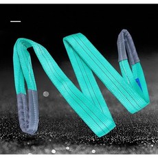 高強度纖維吊帶，耐磨損抗撕裂，柔軟質地保護吊裝物體表面，多種規格可選, 1個