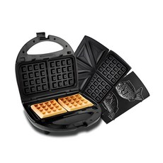 大宇DAEWOO 三合一可拆式鬆餅機, DEW-D220