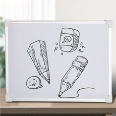 화이트보드 보드칠판 자석형 중형 25x35cm