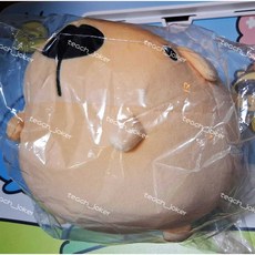 胖嘟嘟爆萌來襲！胖胖咖波 絨毛娃娃 玩偶玩具 送禮 生日禮物 交換禮物 耍廢, 1個, 狗狗胖胖