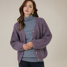 막스까르띠지오 소프트 케이블 하찌 루즈핏 가디건