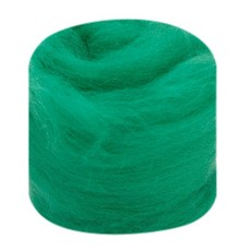 JYT 羊毛氈材料包 長纖維70S羊毛條 DIY手作材料, 54綠色【10g/每包】, 1個