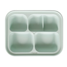 아이별프렌즈 실리콘 초강력 흡착식판 뚜껑 아기식판, 실리콘 흡착식판 민트(뚜껑X)0, 1개