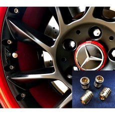 IDFR ODE 汽機車精品 充氣孔保護蓋 金屬氣嘴保護蓋(黃鑽) 4入組