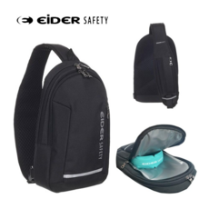 아이더 세이프티 워커 슬링백 힙색 보냉기능 멀티포켓 여행 등산, 블랙(Black)