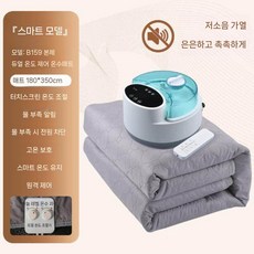 거실 온수 매트 물순환 보일러 보온 소형본체세트 시트 접이식 담요, B159스마트호스트+듀얼온도듀얼컨트롤블랭킷180x350